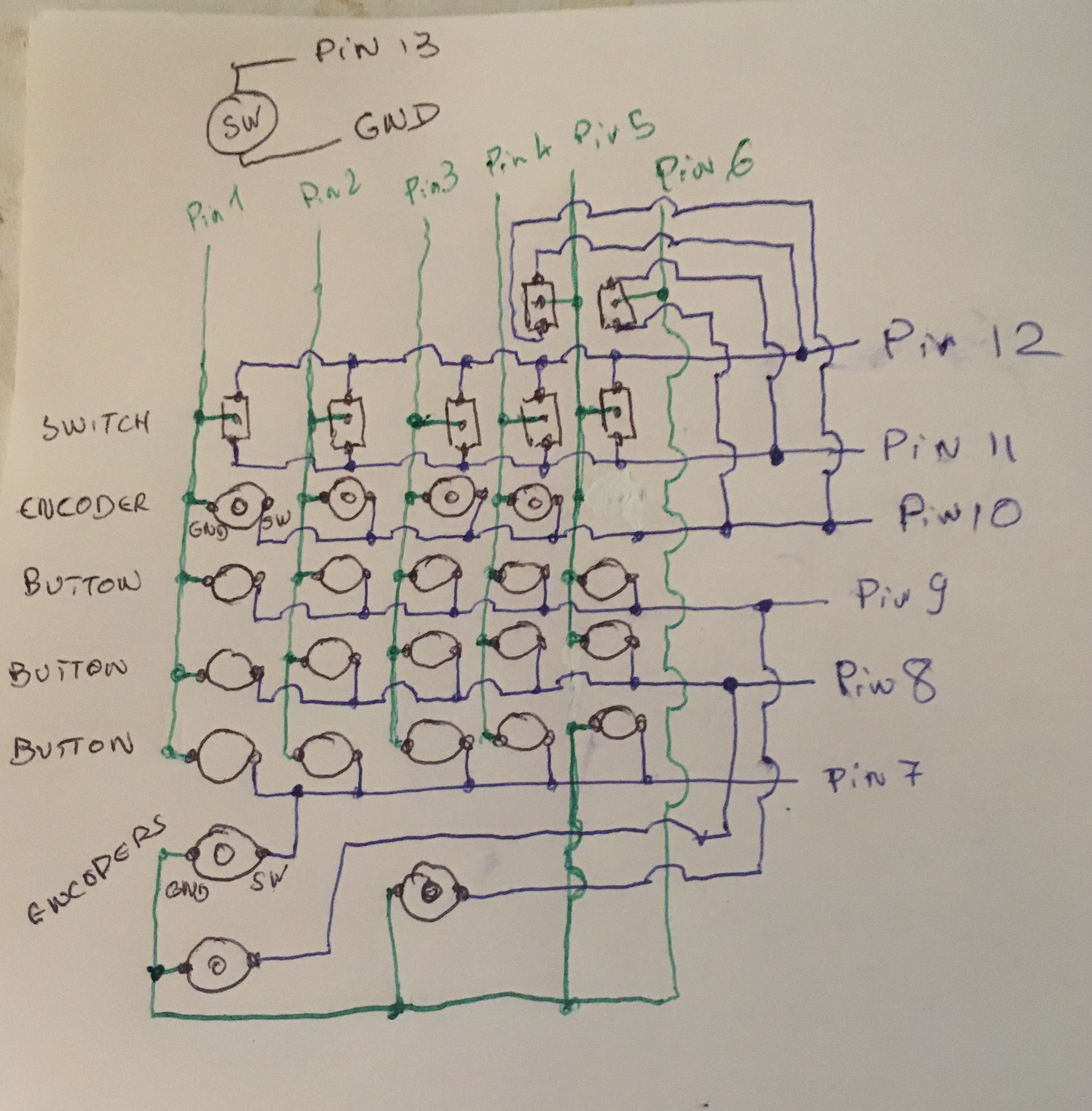 Wiring Diagram for sim racing Button Box - Project Guidance - Arduino Forum